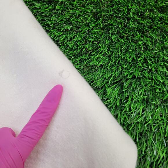 Vintage 80s Cat US-Flag Sweatshirt Womens Large 20x23 Beige - Picture 3 of 14